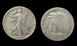 Walking Liberty Silver Half Dollar, 1934